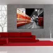 Quadro Triptico PVC London