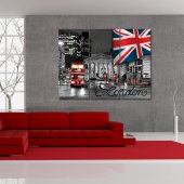 Quadro Triptico PVC London