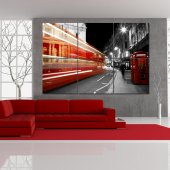 Quadro Triptico PVC London