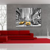 Quadro Triptico PVC New York