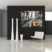 Quadro Triptico PVC New York