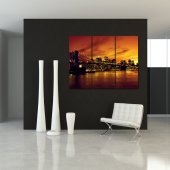 Quadro Triptico PVC New York