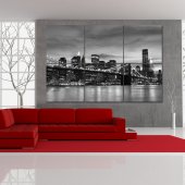 Quadro Triptico PVC New York