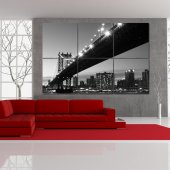 Quadro Triptico PVC New York