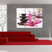 Quadro Triptico PVC Zen