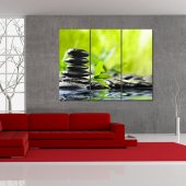 Quadro Triptico PVC Zen