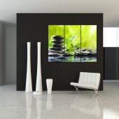 Quadro Triptico PVC Zen