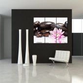 Quadro Triptico PVC Zen