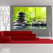 Quadro Triptico PVC Zen