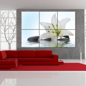 Quadro Triptico PVC Zen